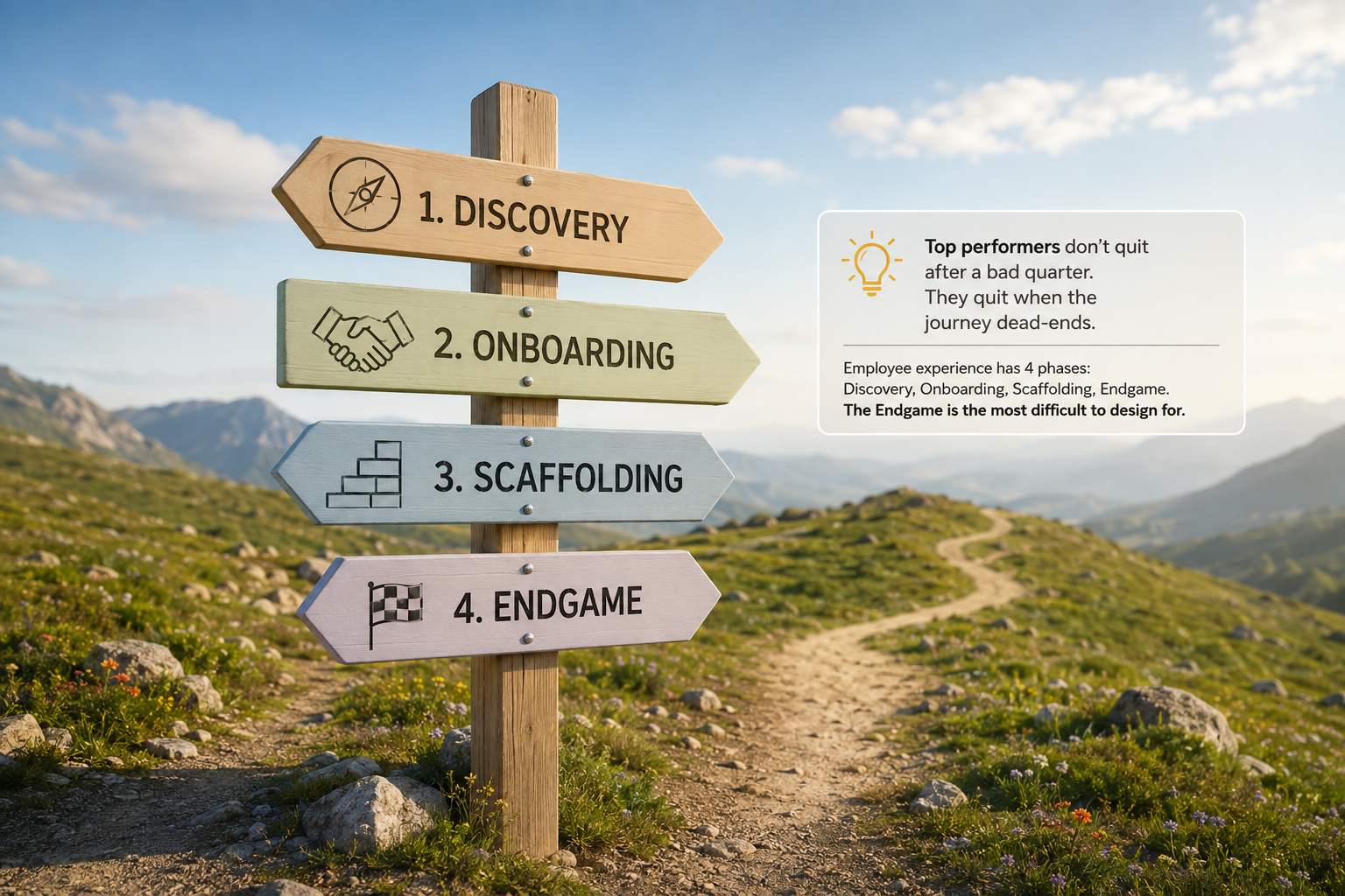 The 4 Phases of an Employee Journey: How to Ensure Top Talent Stays Engaged into the Endgame