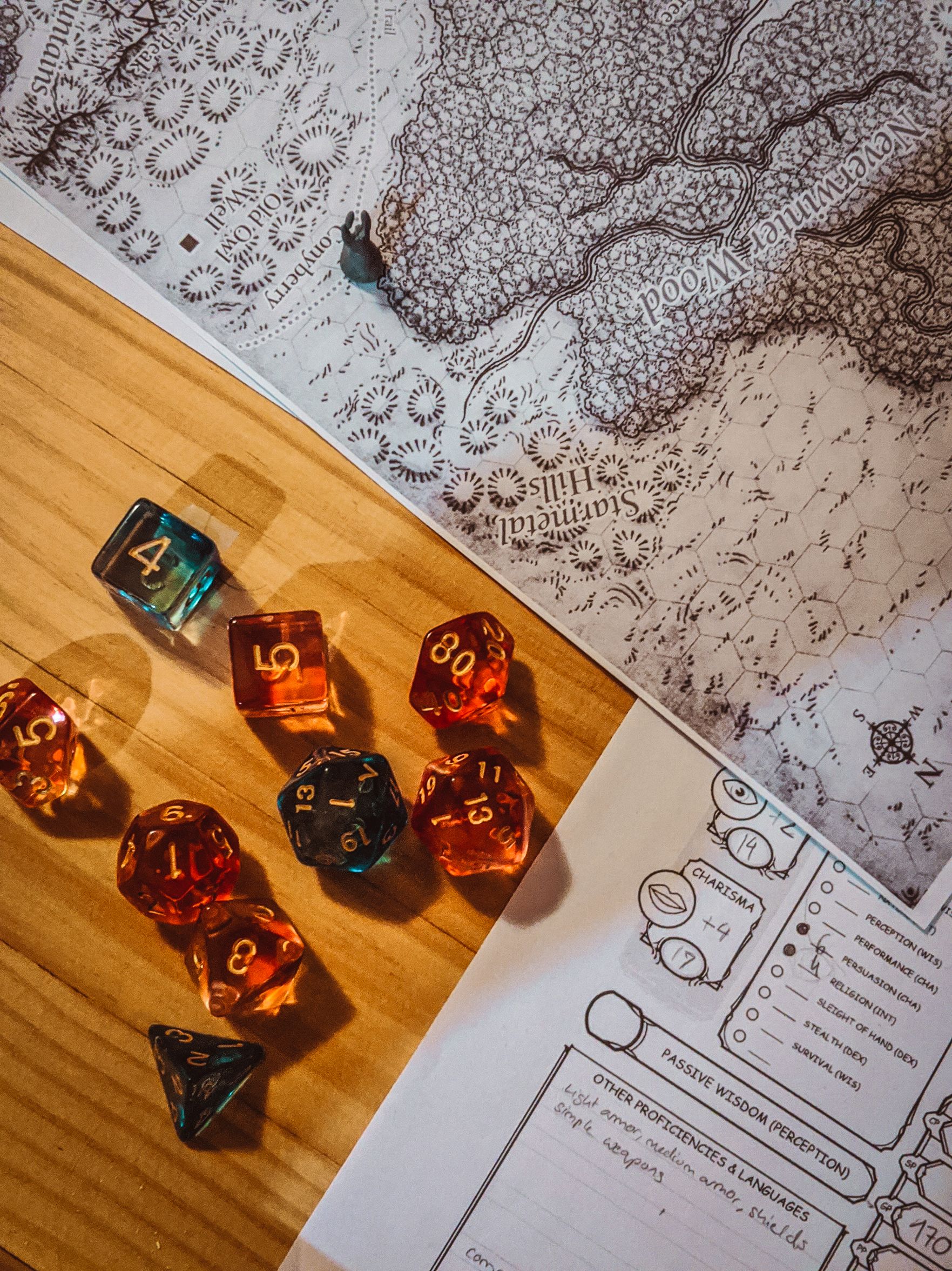 D&D Rolling Dice